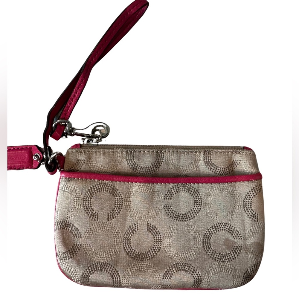 Coach Dotted Wristlet